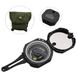 High Precision Magnetic Pocket Transit Geological Compass /w 0-360 Degree Scale